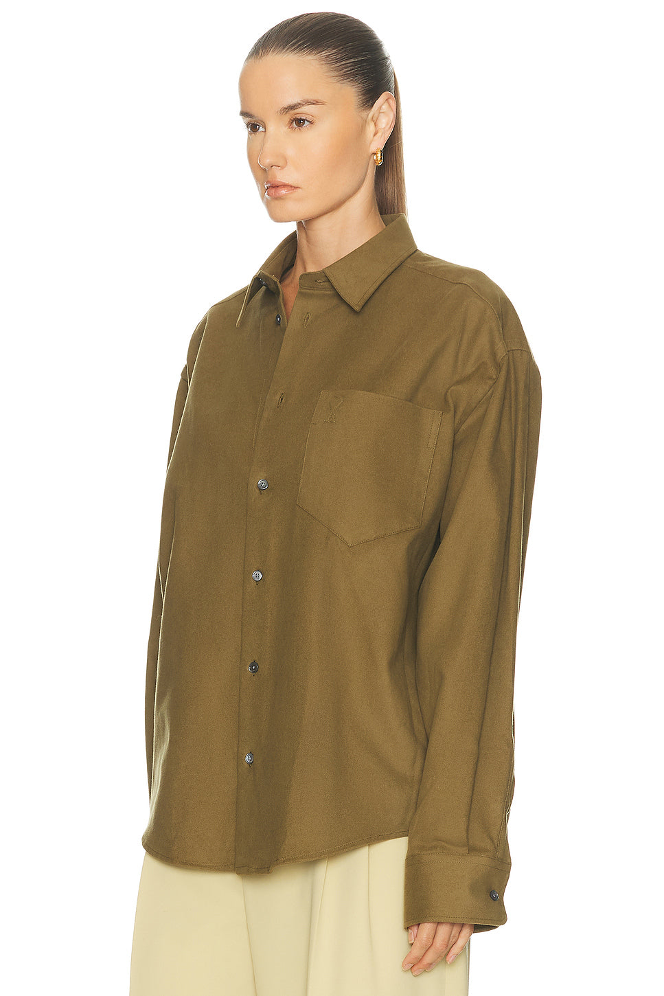 Boxy Button Up Top