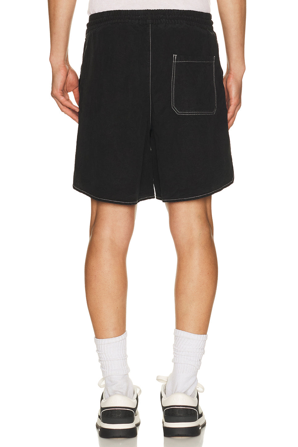 Script Linen Short