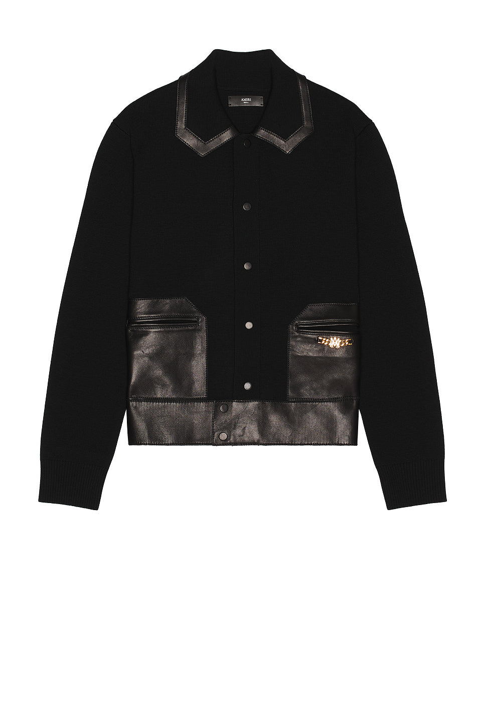Leather Patch MA Cardigan