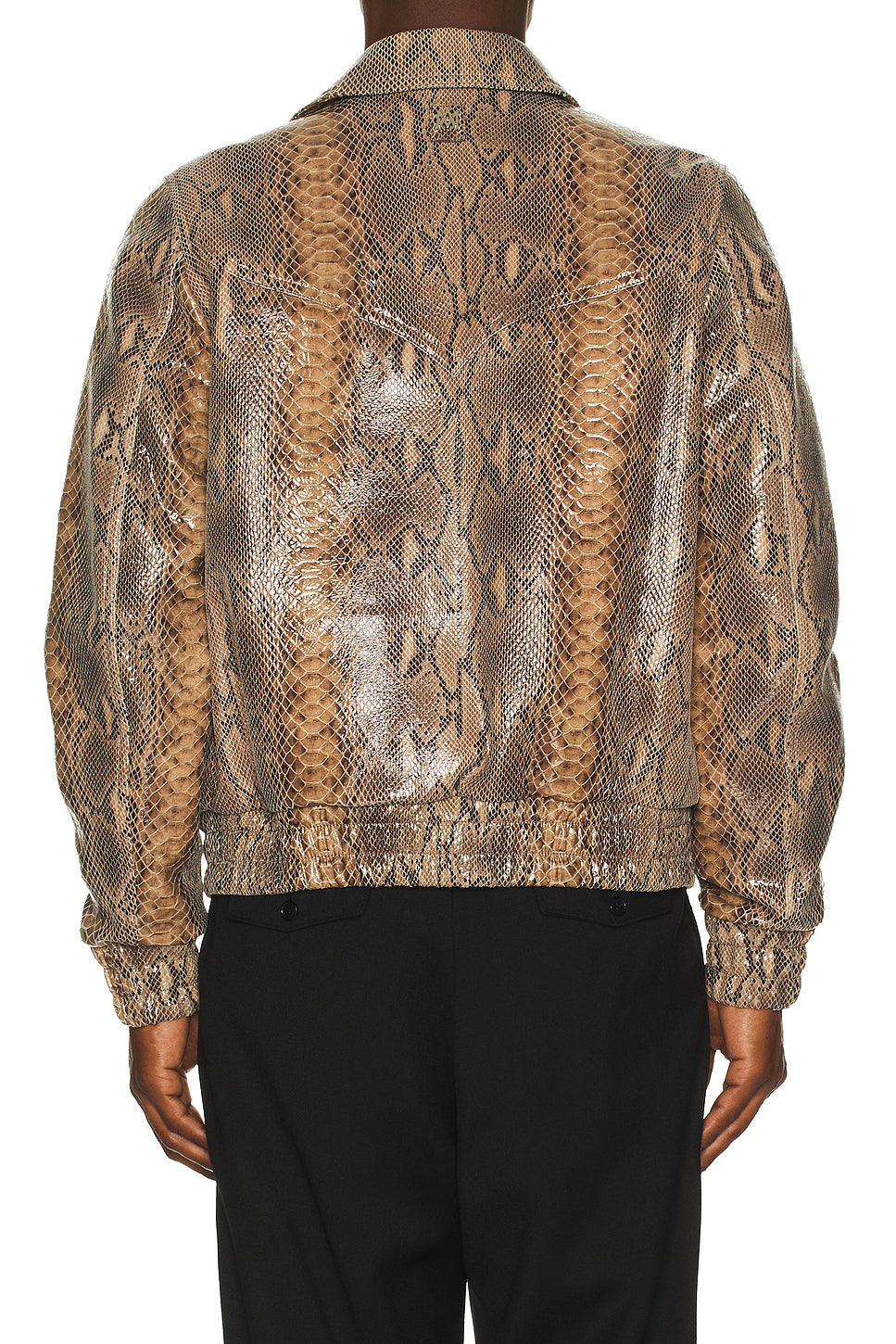 Leather Snake Western Jacket