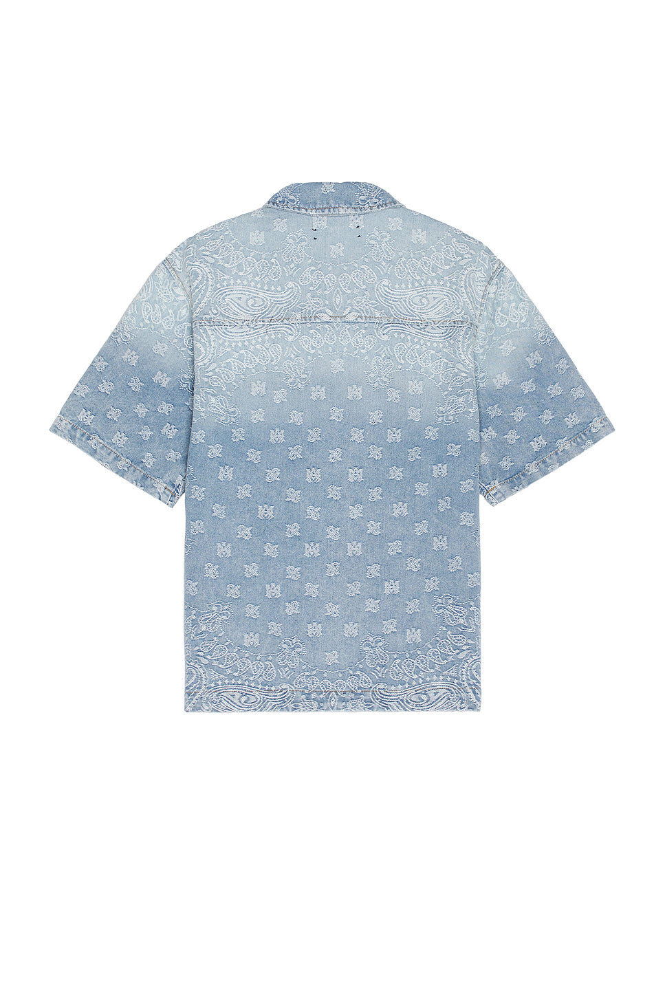 Bandana Jacquard Snap Short Sleeve Shirt