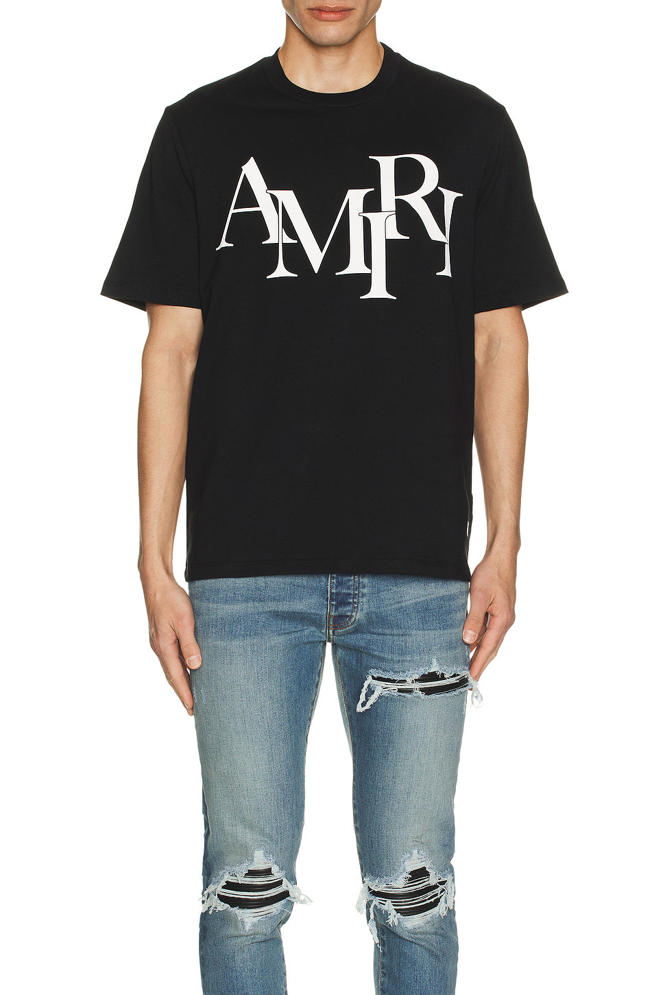 Staggered Logo Tee