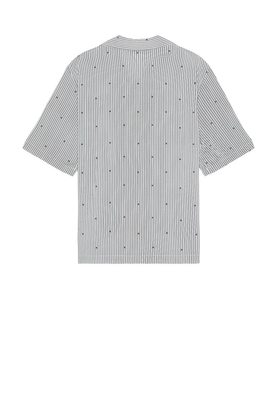 MA Pinstripe Camp Shirt