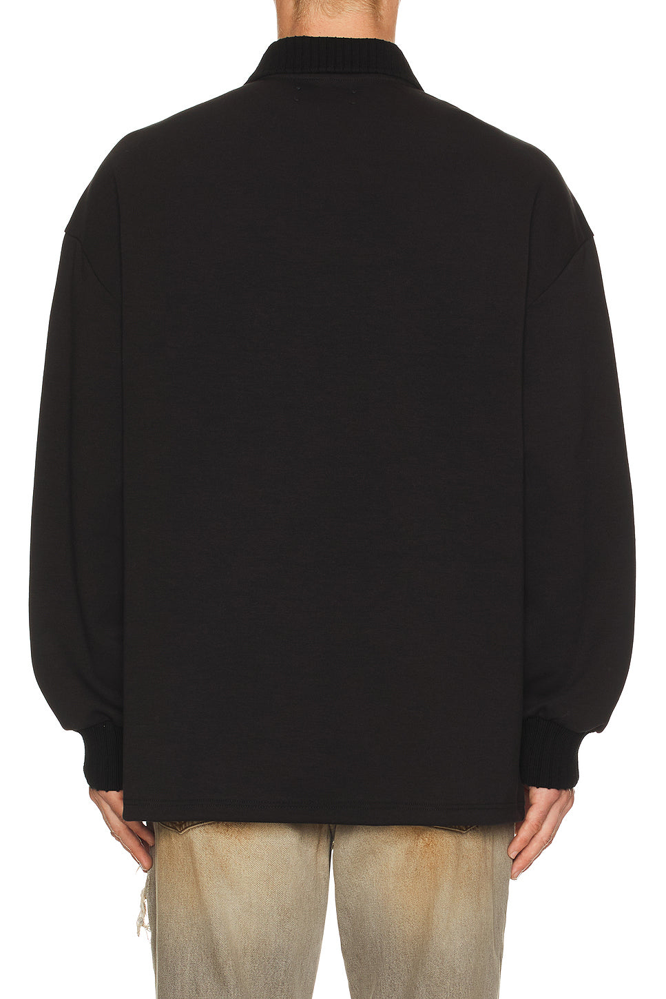 MA Oversized Long Sleeve Polo