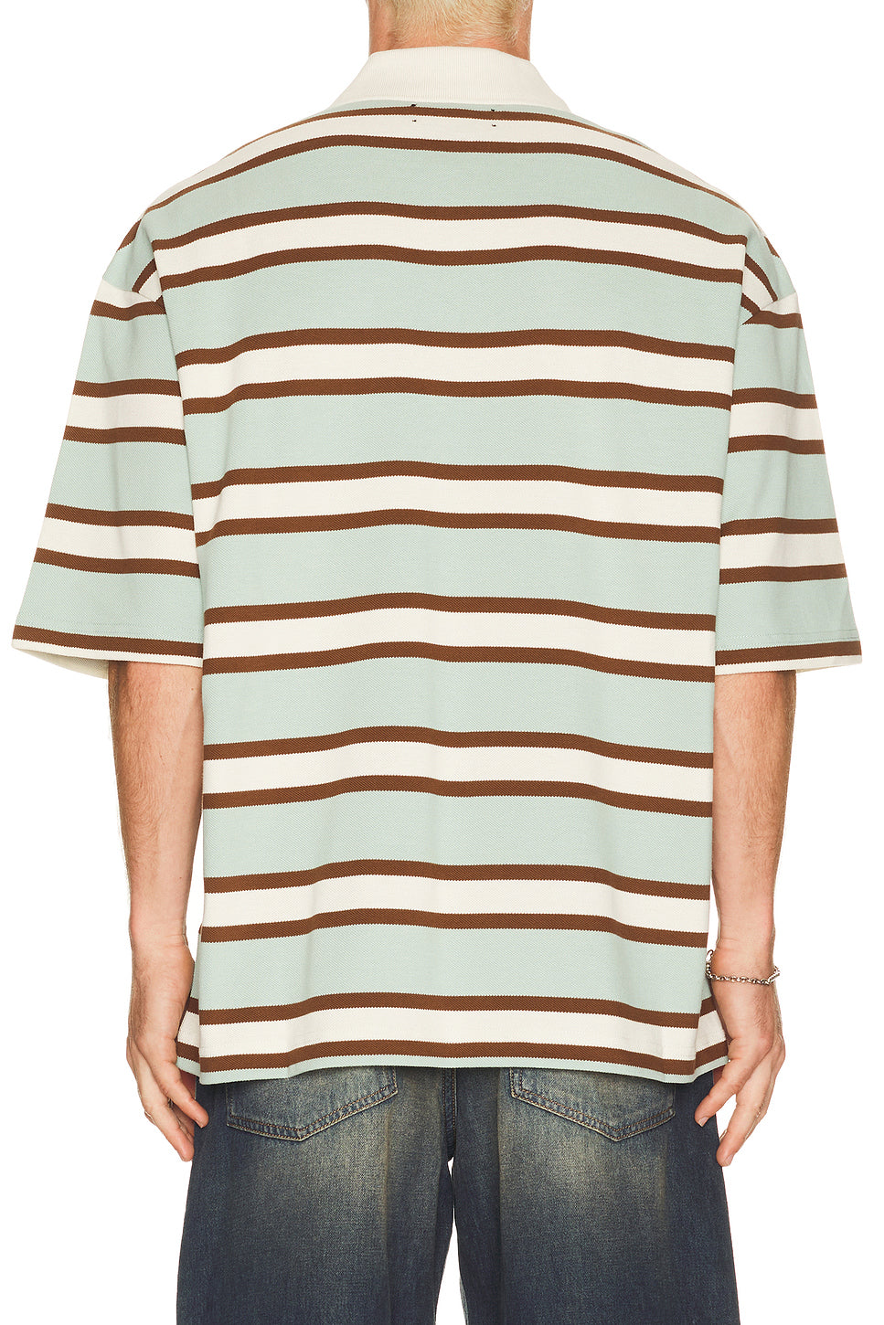 MA Stripe Skate Polo