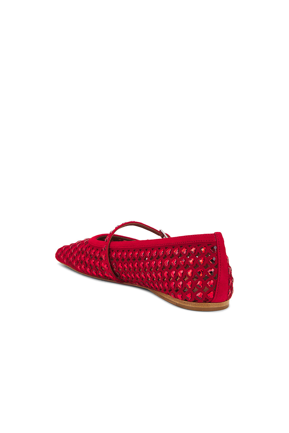 Ane Crystal Heart Flat