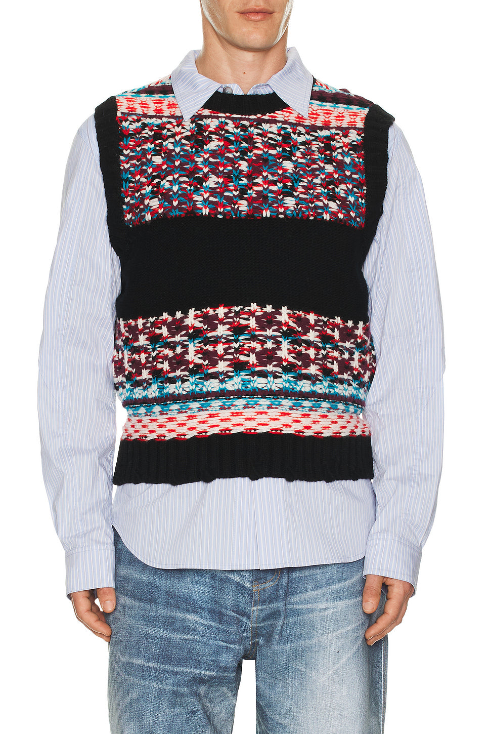 Nordic Crew Neck Vest