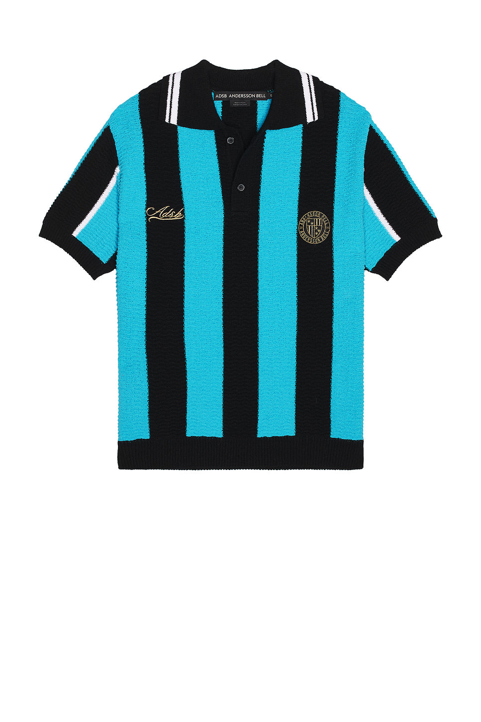 Stripe Soccer Polo Sweater