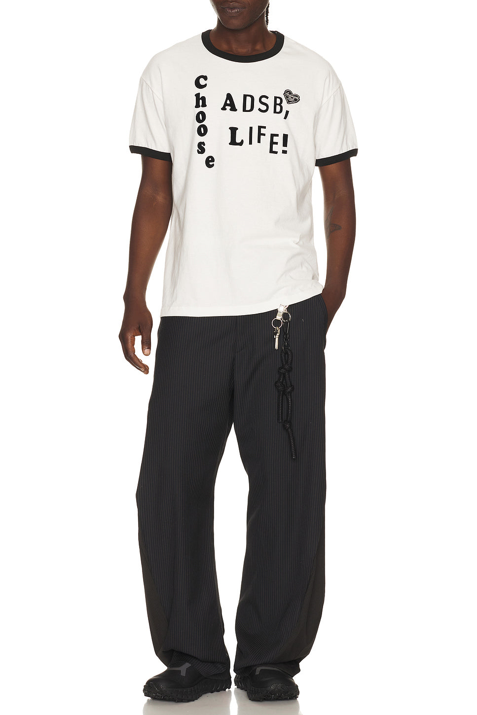 Essential Adsb Flocking Ringer T-shirt