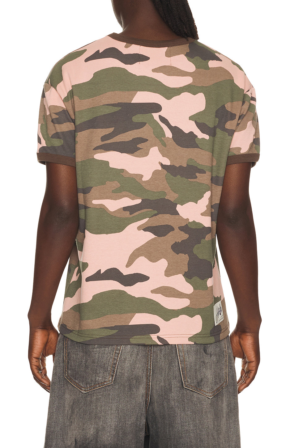 Essential Camouflage Ringer T-shirt
