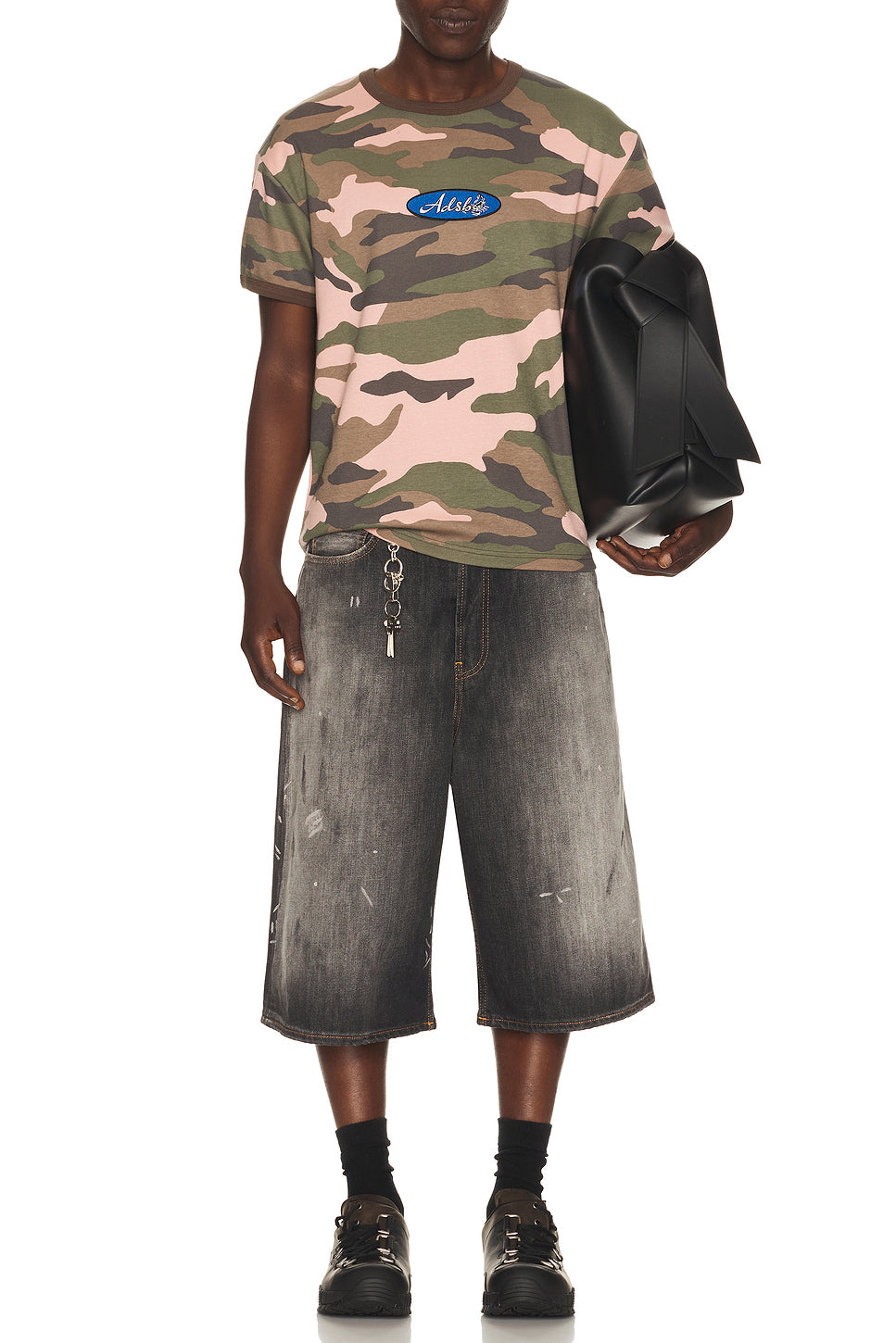 Essential Camouflage Ringer T-shirt