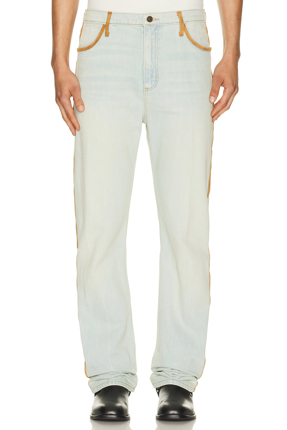 Leather Edge Highland Slim Cut Jean
