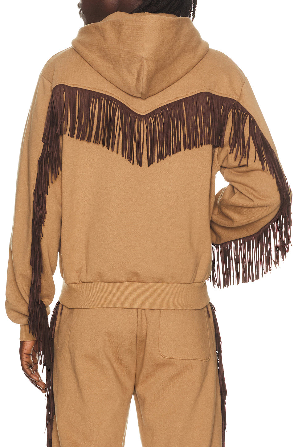Fringed Full Zip Hoodie