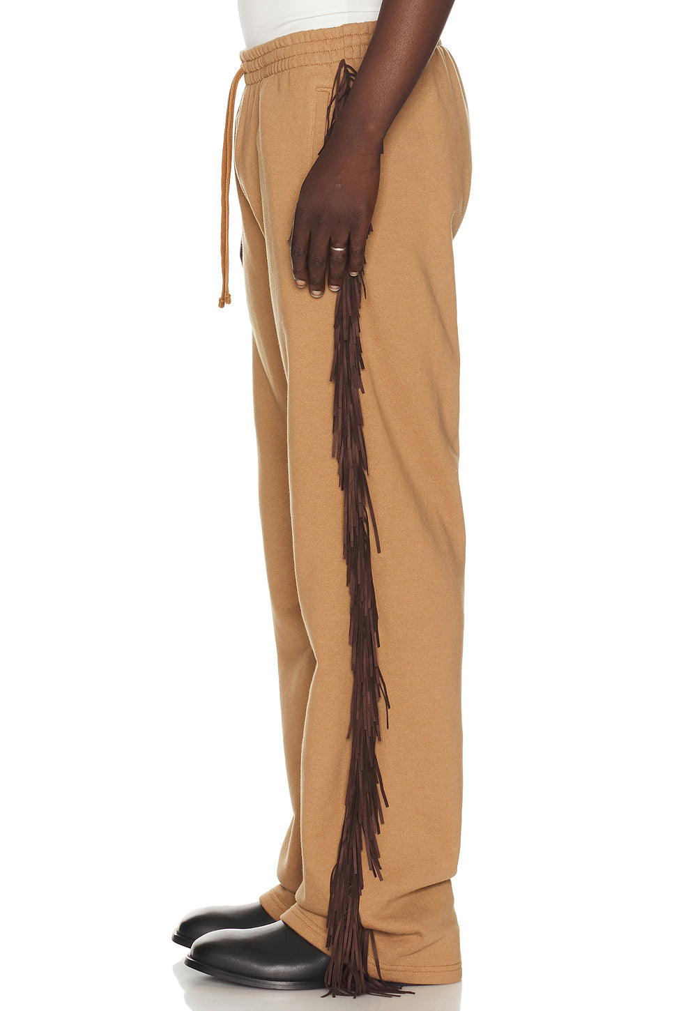 Fringed Straight Cut Pant