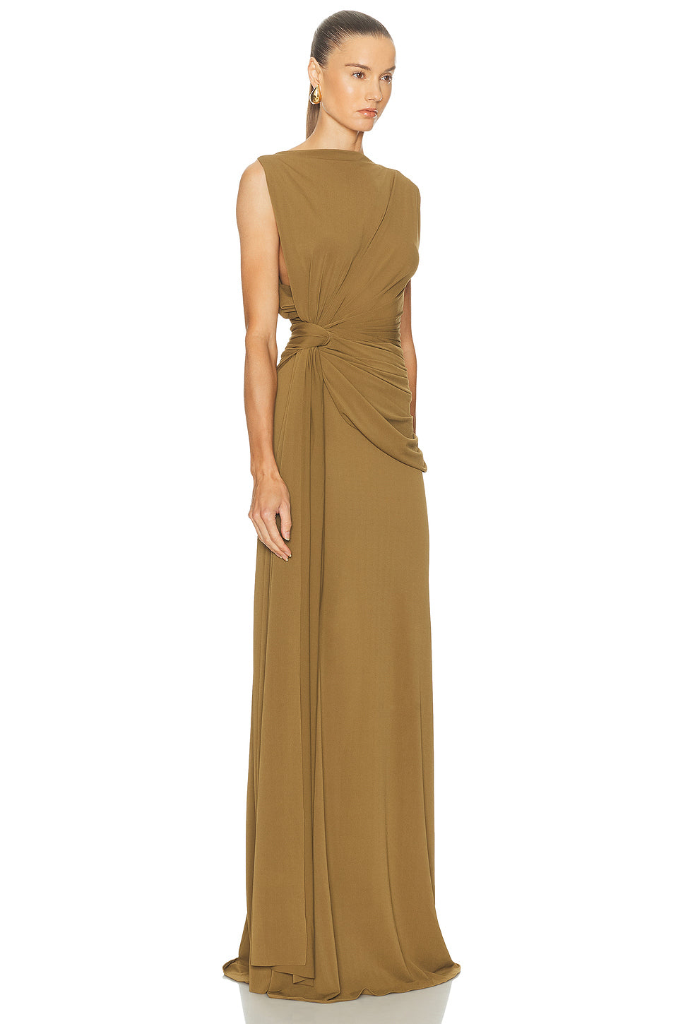 Sleeveless Twist Gown