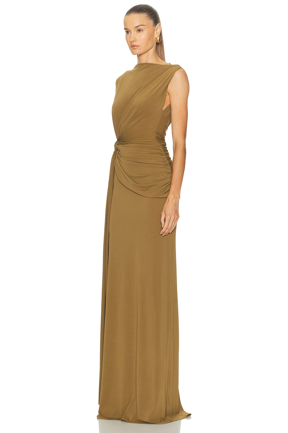 Sleeveless Twist Gown