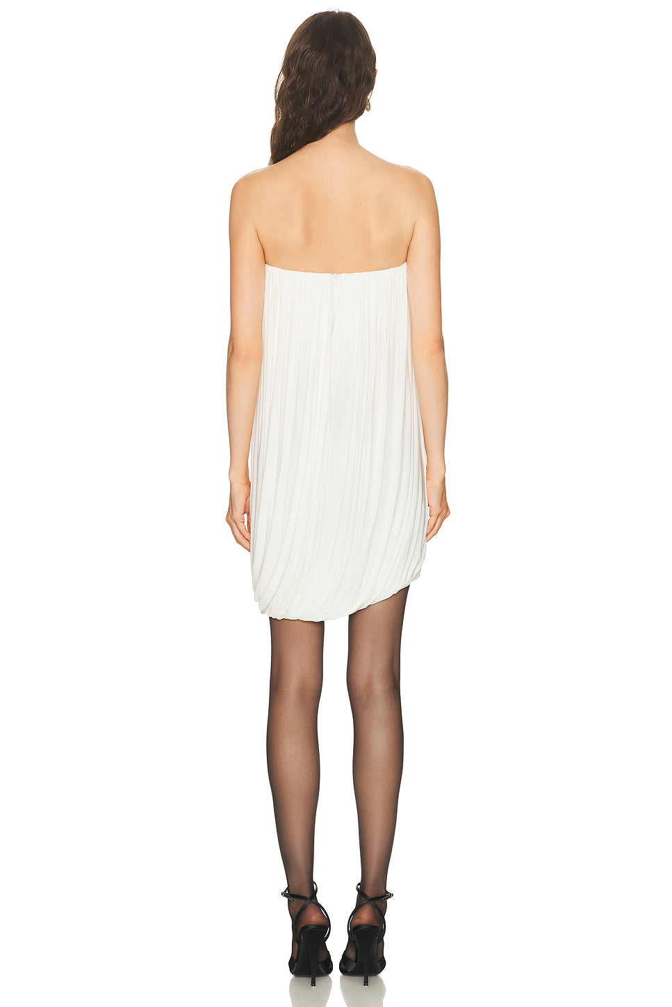 Strapless Drape Mini Dress