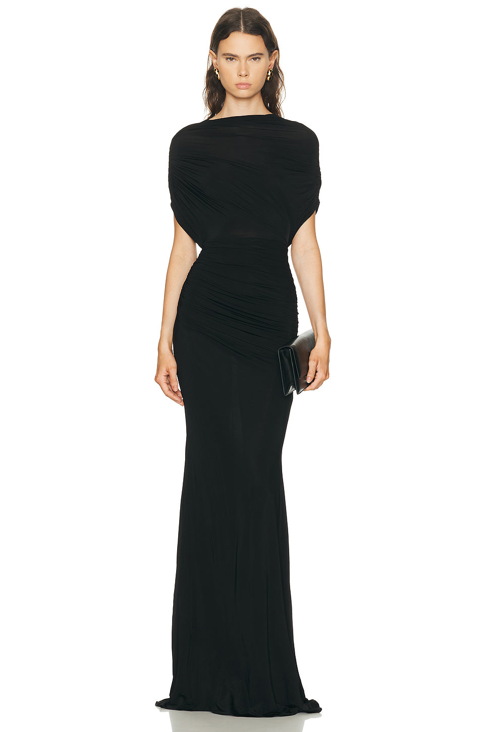 Cape Drape Gown
