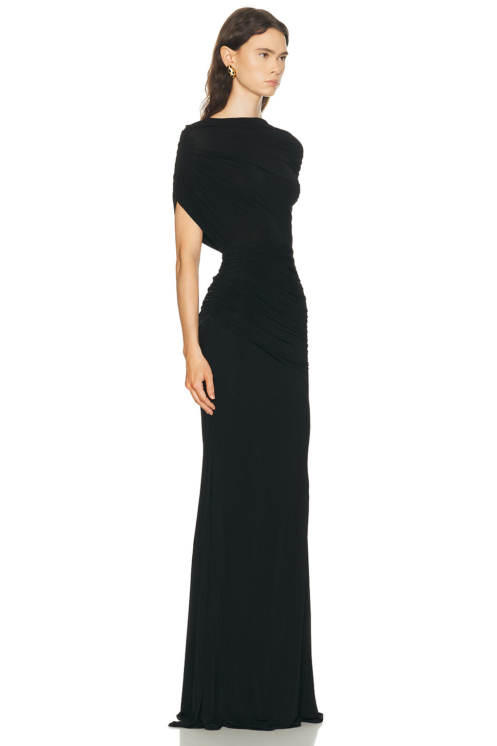Cape Drape Gown
