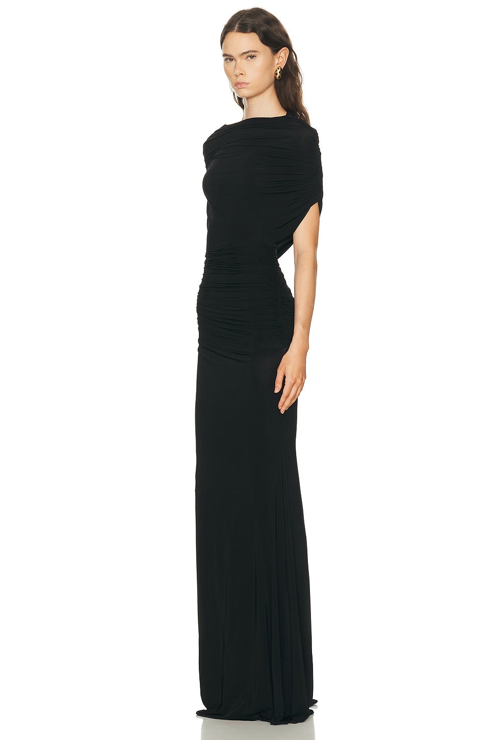 Cape Drape Gown