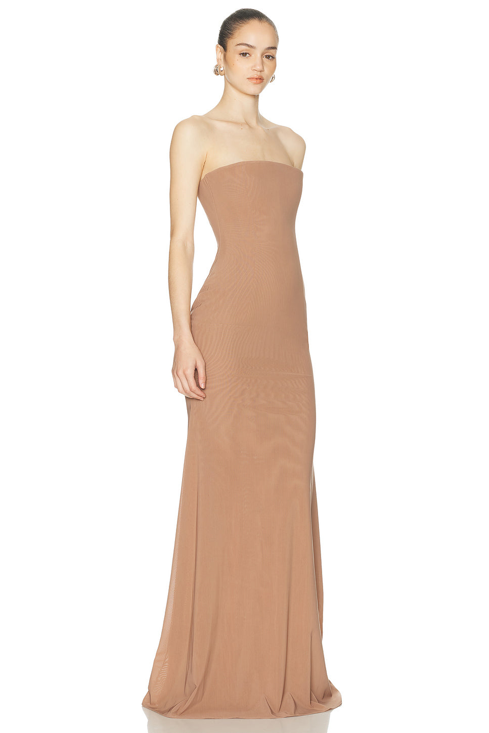 Strapless Longline Corset Gown