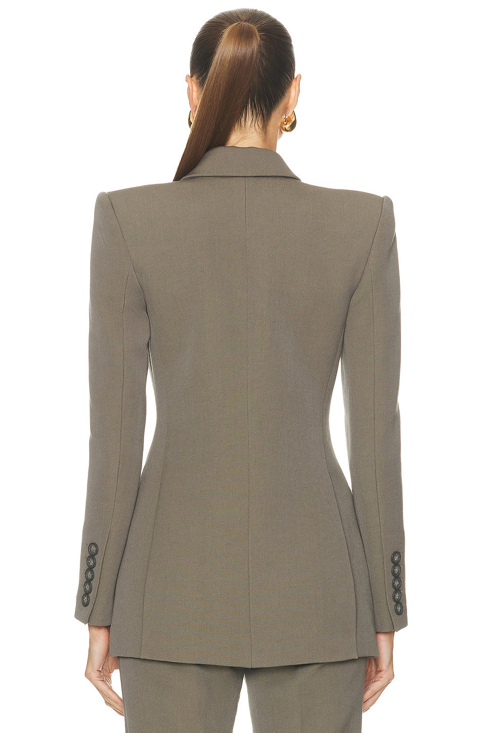 Double Breasted Fitted Blazer