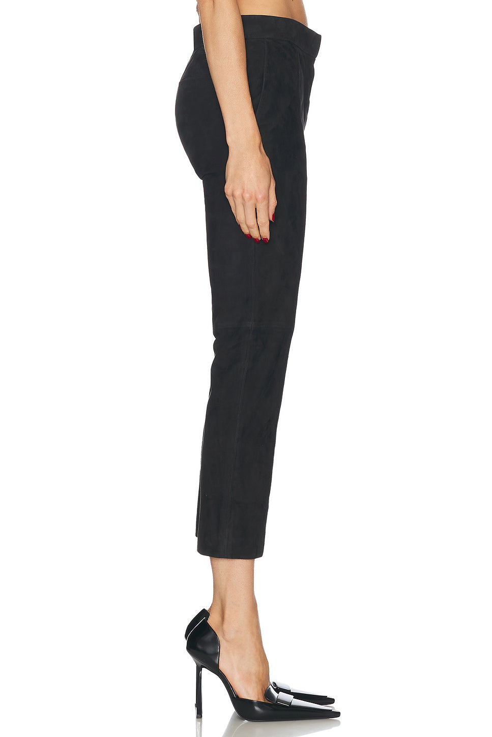 Cropped Suede Pant