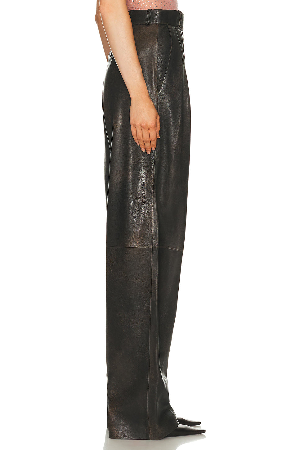Tailored Leather Trouser