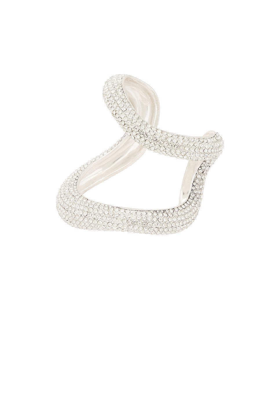 Crystal Link Cuff Bracelet