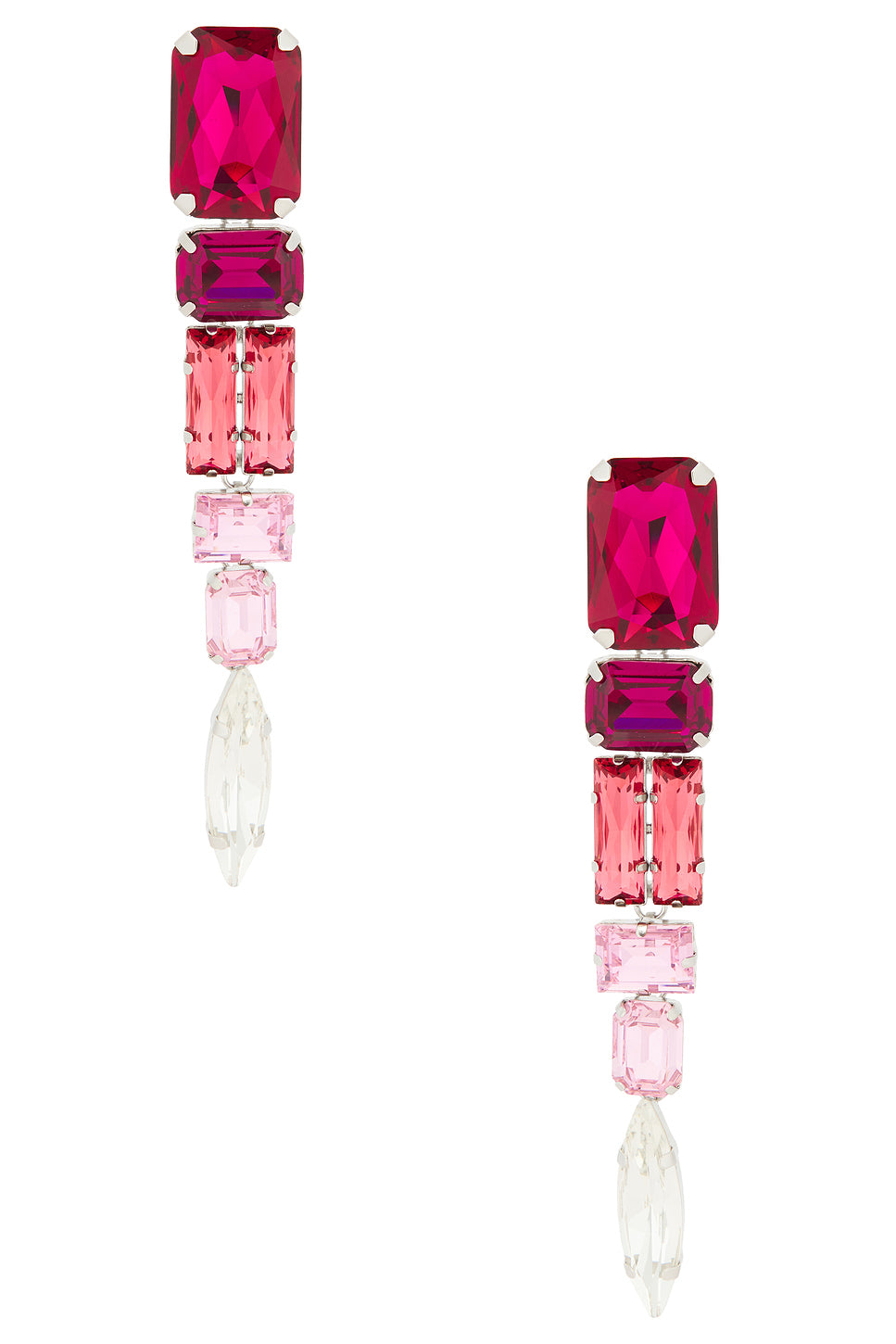 Ombre Crystal Drop Earrings