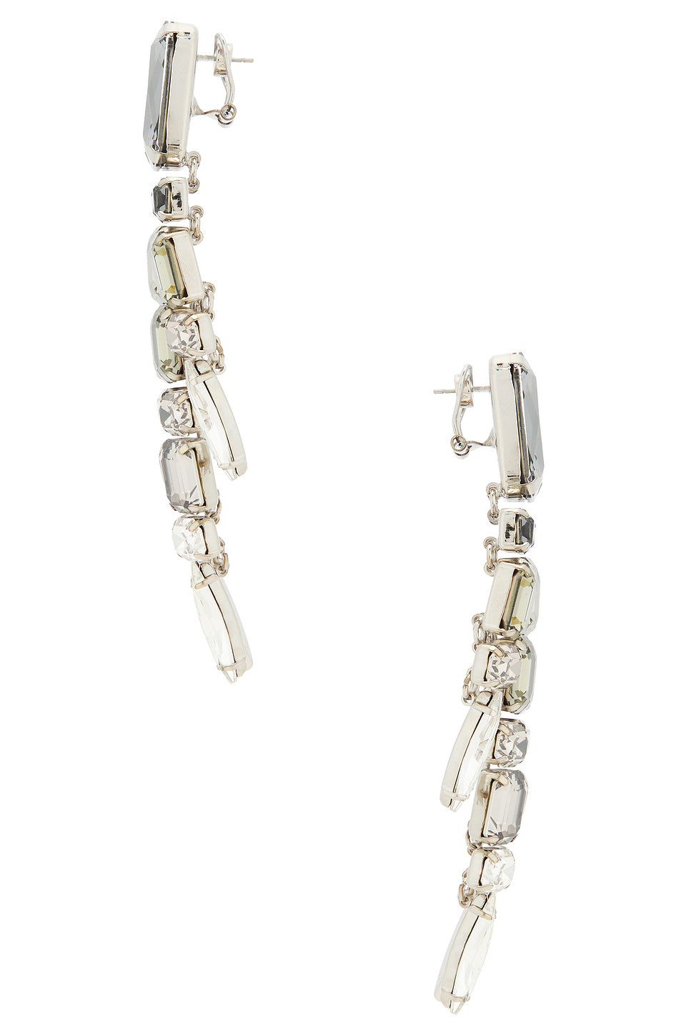 Ombre Crystal Chandelier Earrings
