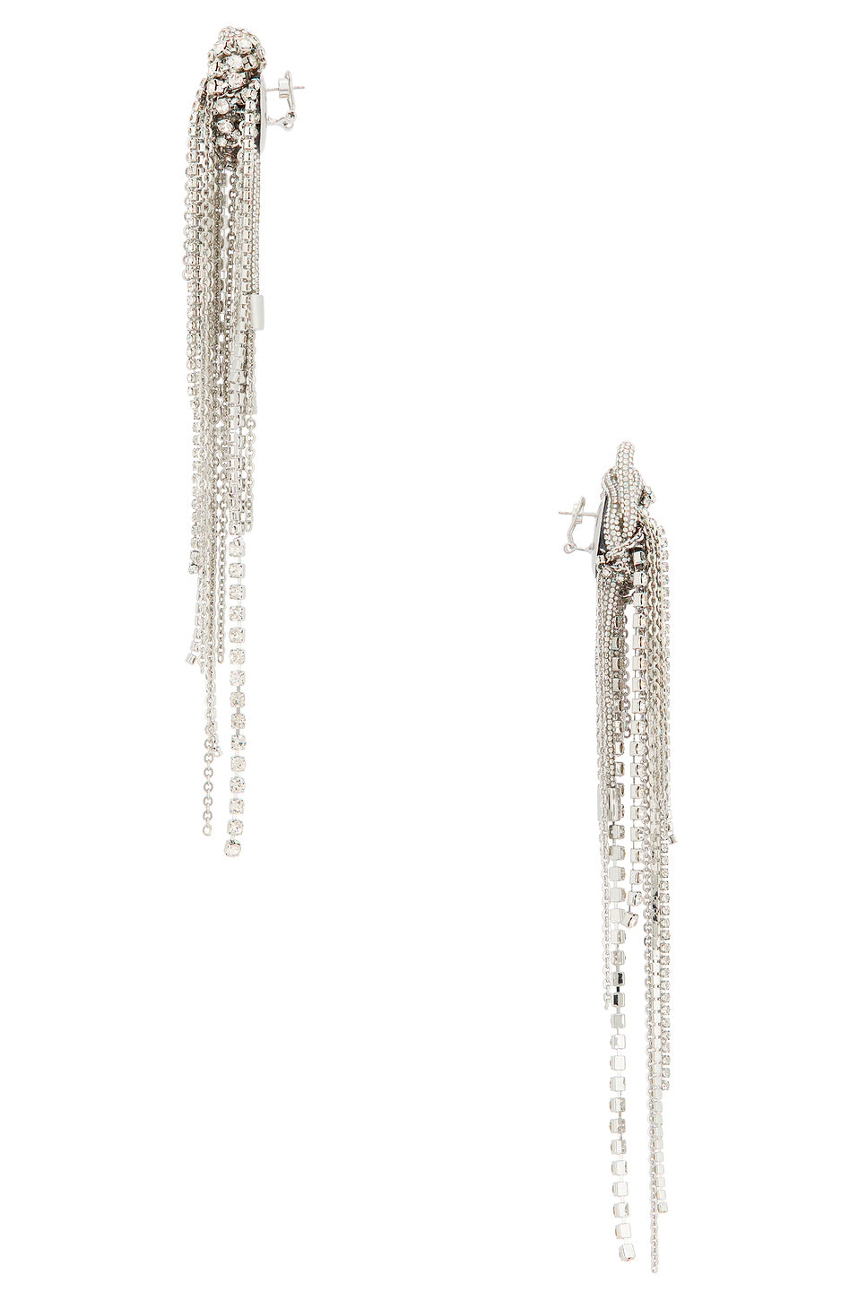 Long Messy Chain Earrings