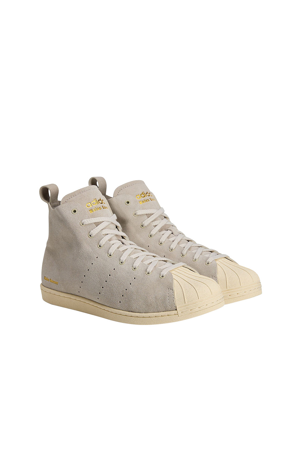 Superstar Hi Sneakers in Supplier Color, Cream White, & Gold Metallic
