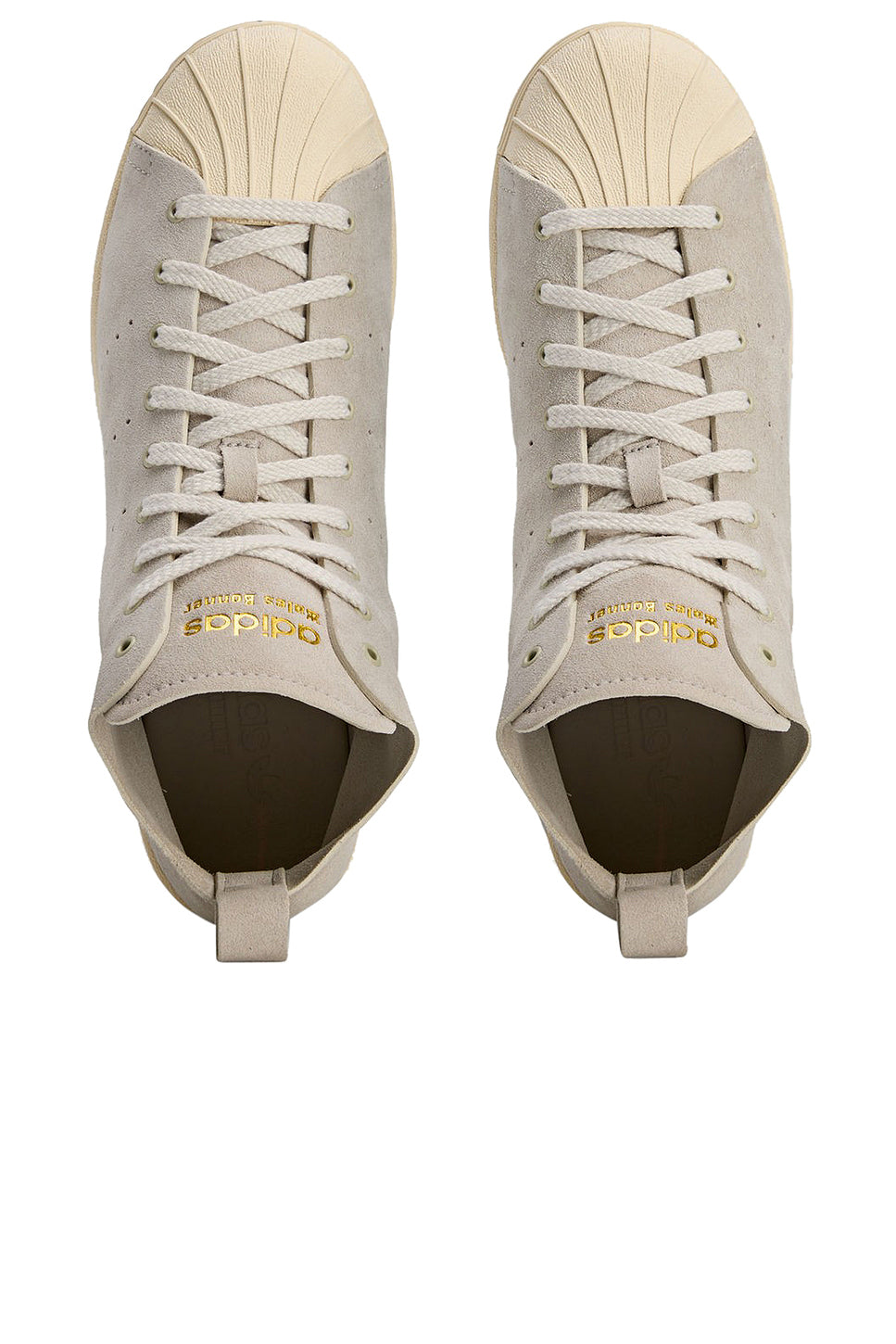 Superstar Hi Sneakers in Supplier Color, Cream White, & Gold Metallic