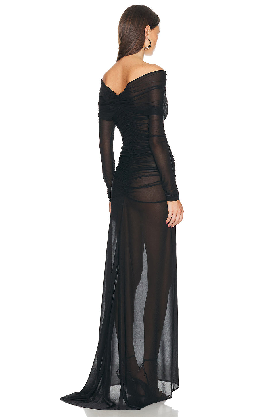 V-neck Cut Out Gown