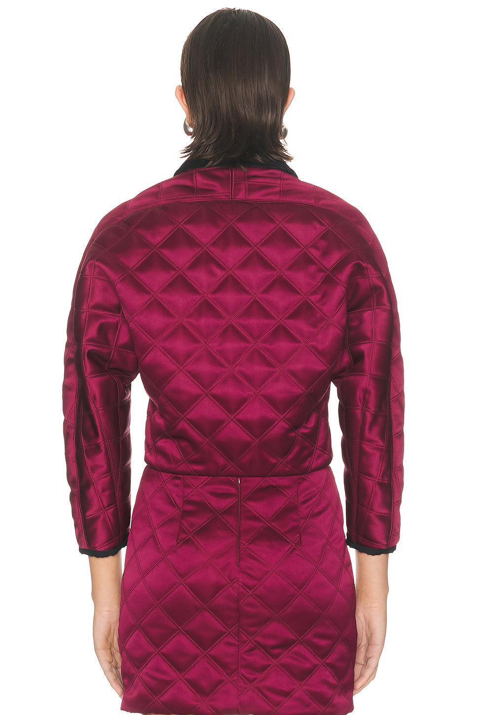 Cropped Quilted Jacket