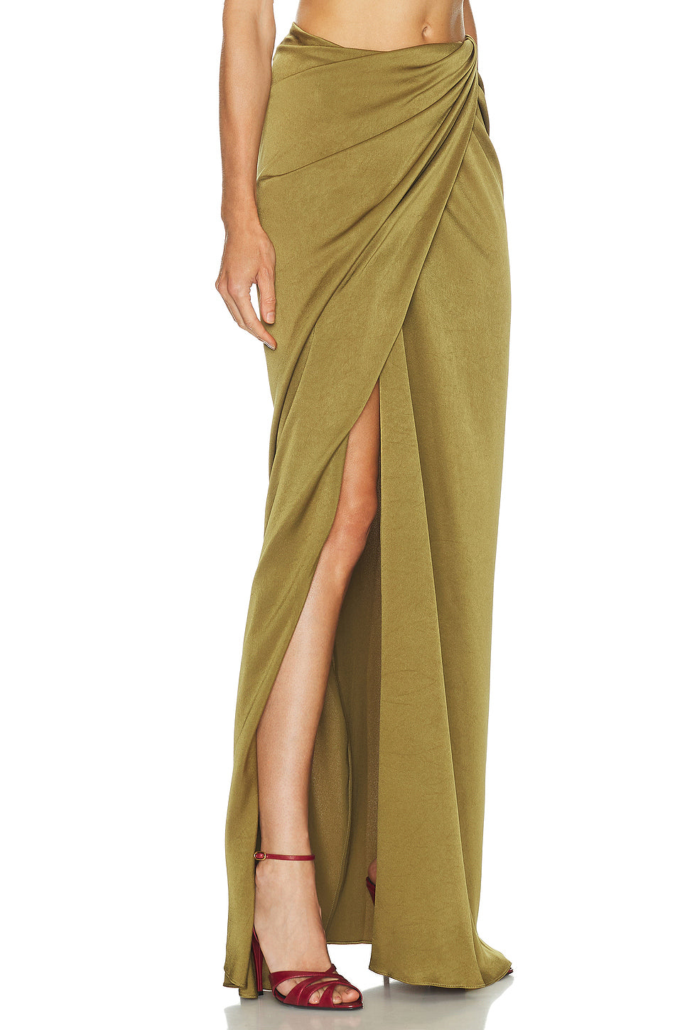 Draped Long Skirt
