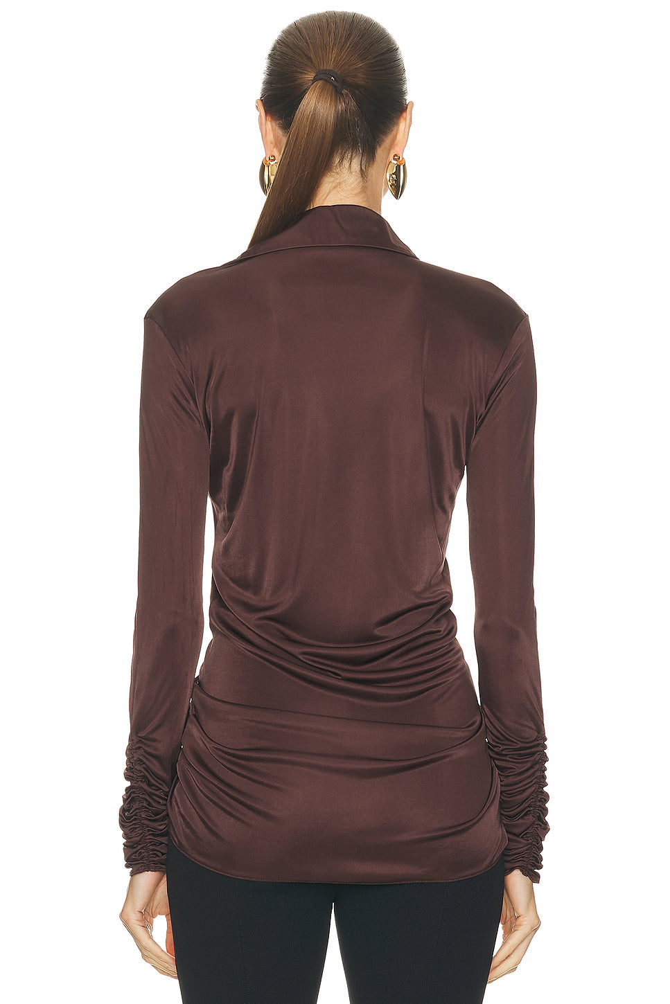Front Ruched Shirt