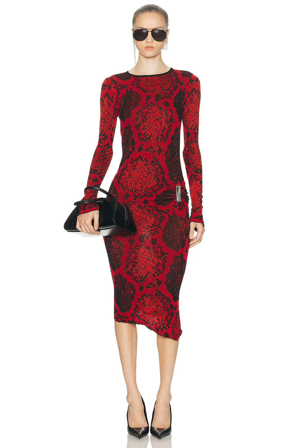 Python Midi Dress