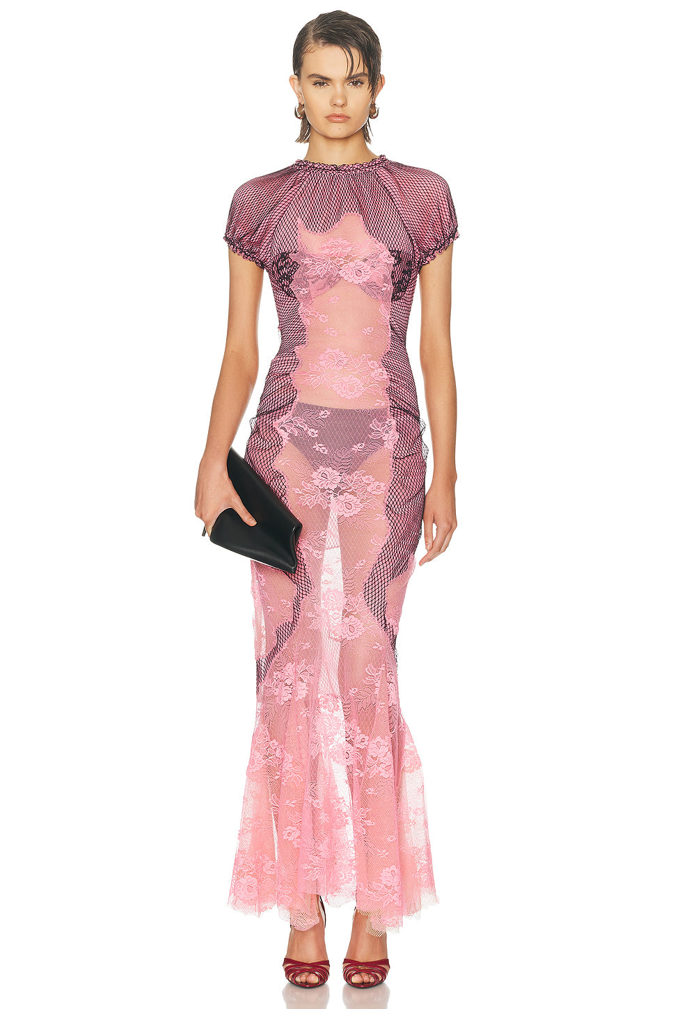 Sheer Midi Dress