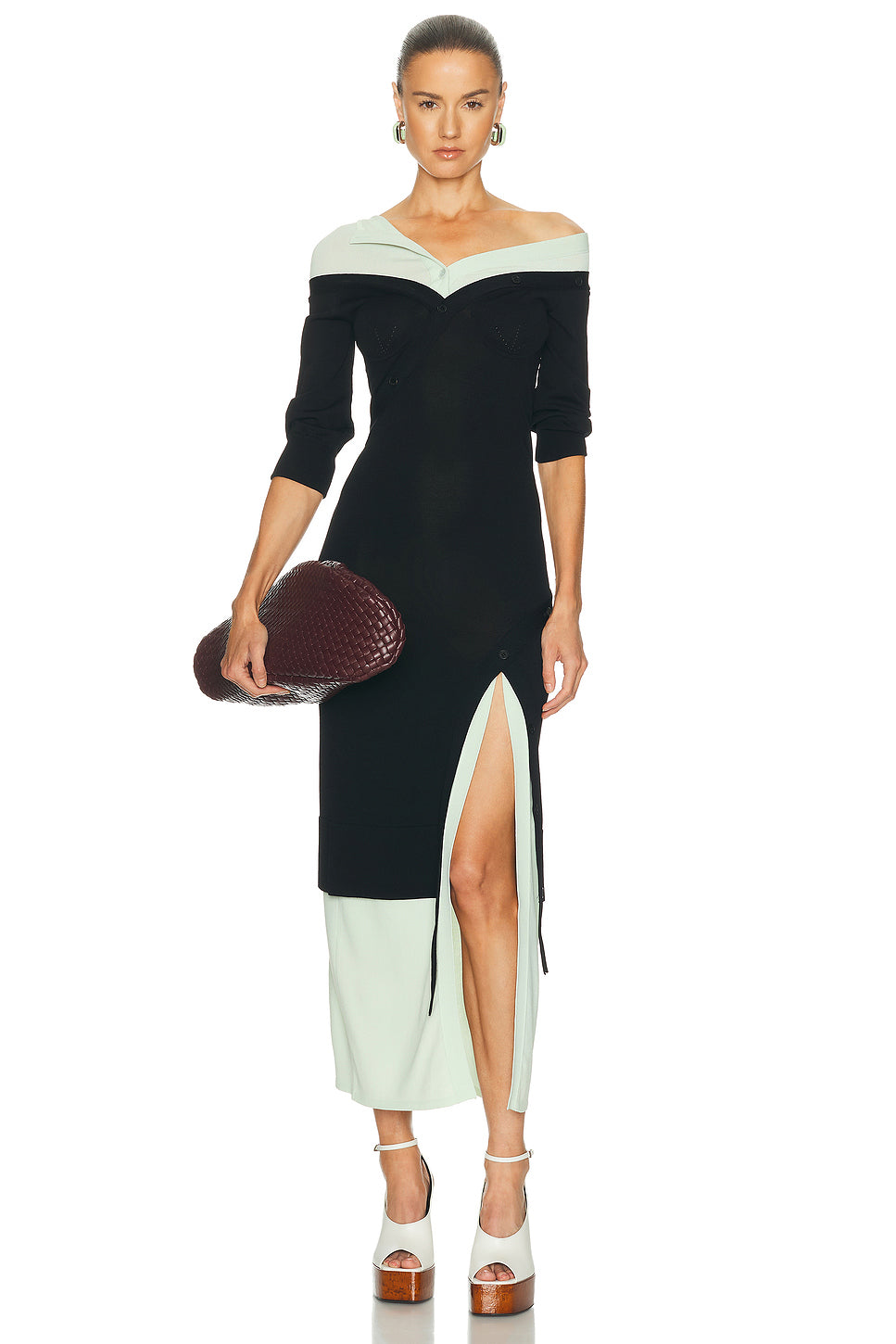 Asymmetric Midi Dress