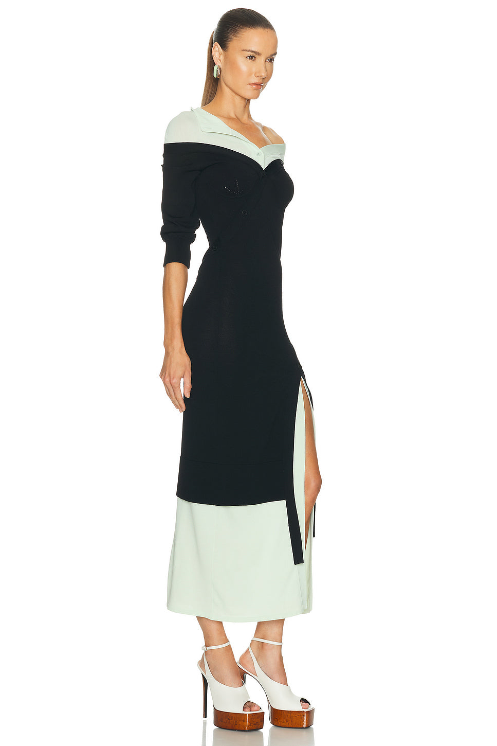 Asymmetric Midi Dress