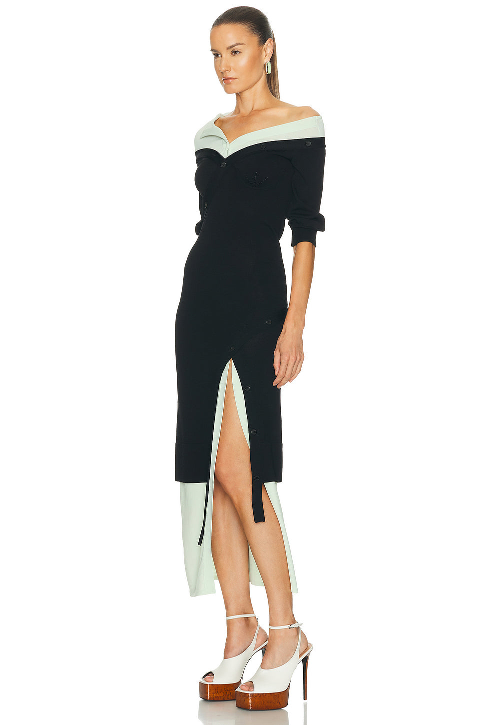 Asymmetric Midi Dress