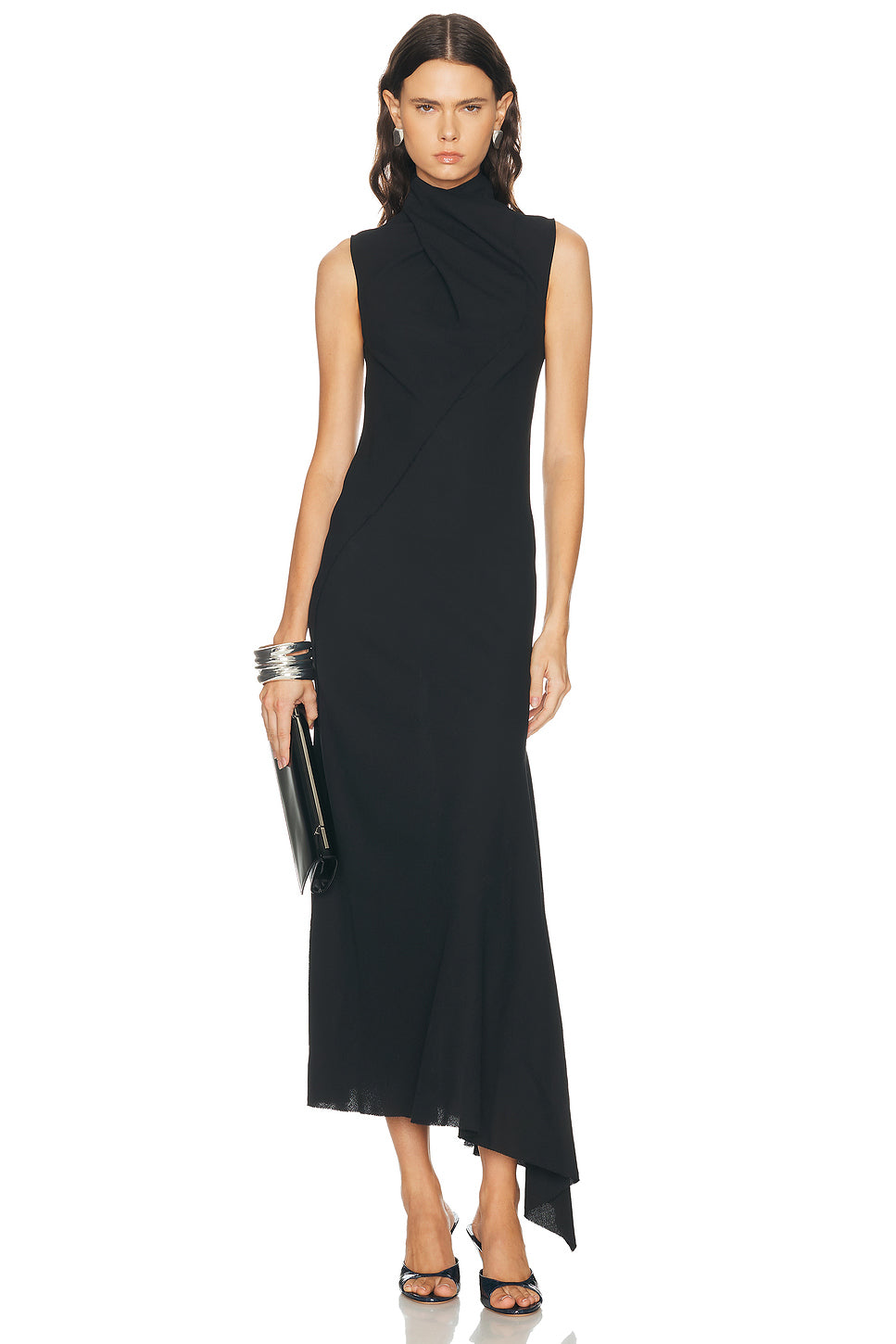 Turtleneck Midi Dress