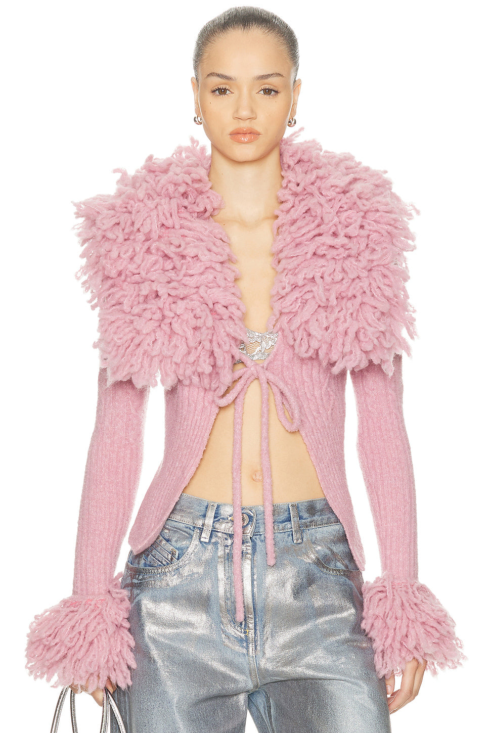 Front Tie Cardigan