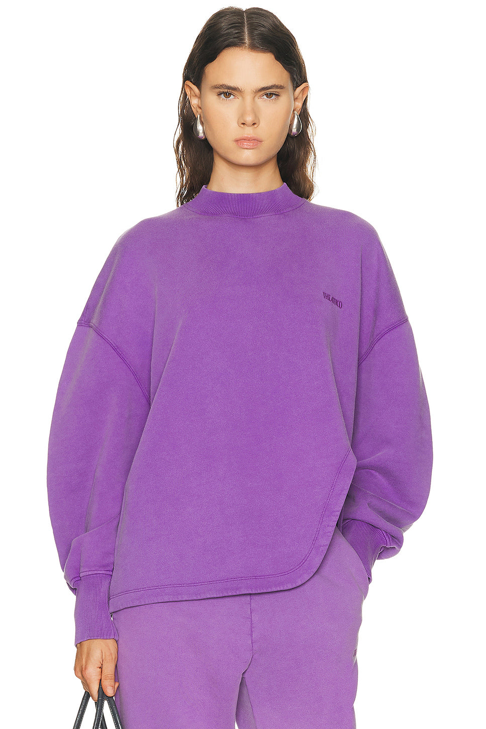 Side Slit Sweatshirt