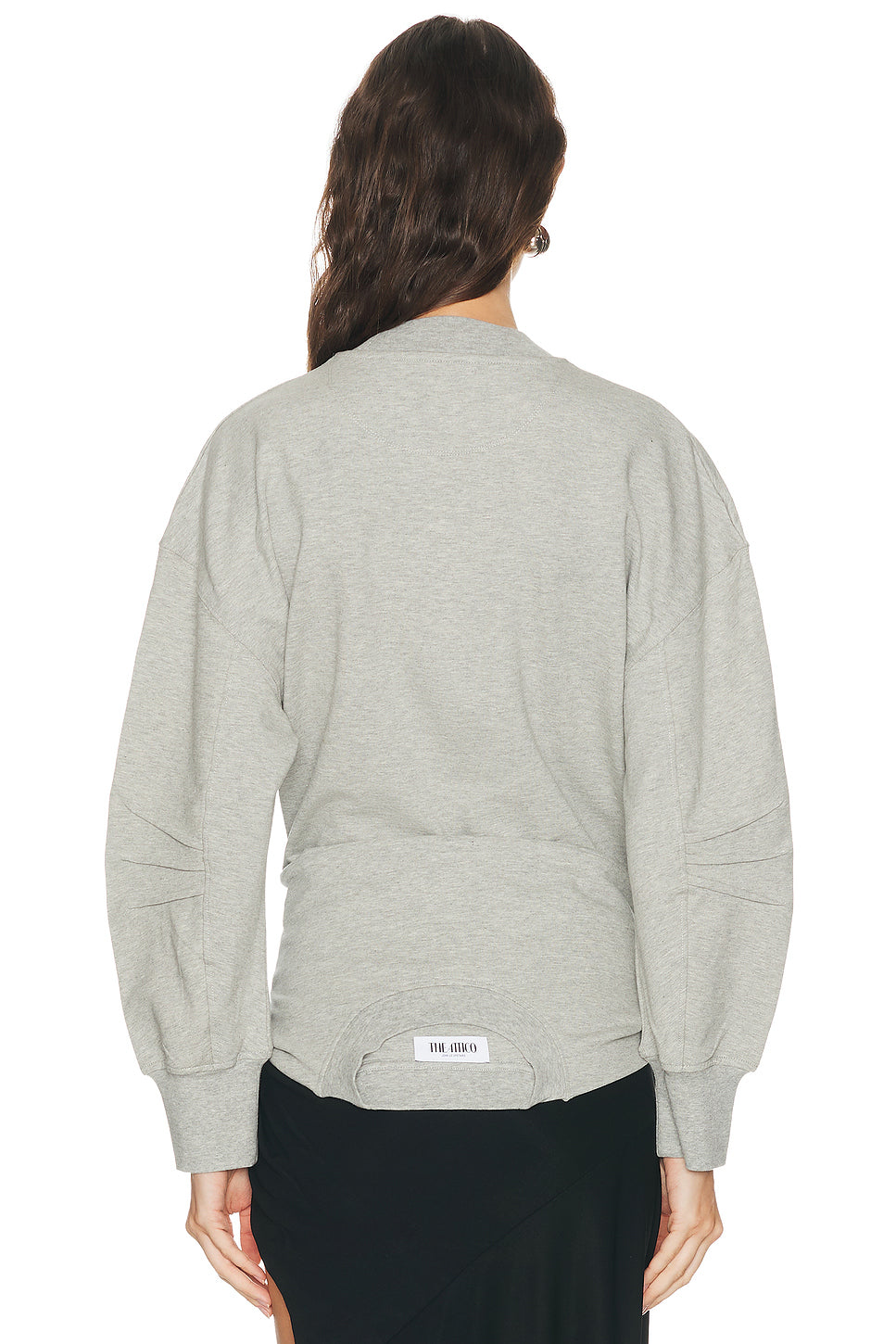 Fleece Tie Sweatshirt