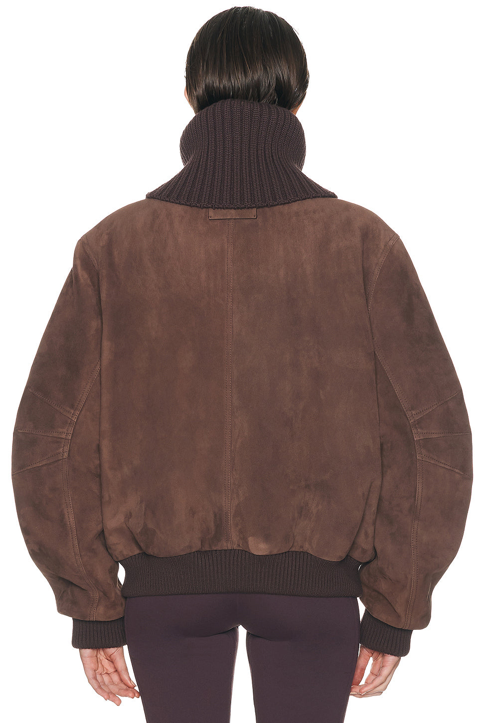 Suede Bomber Jacket