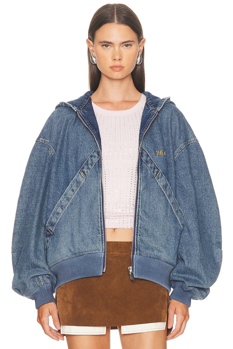Denim Bomber Jacket