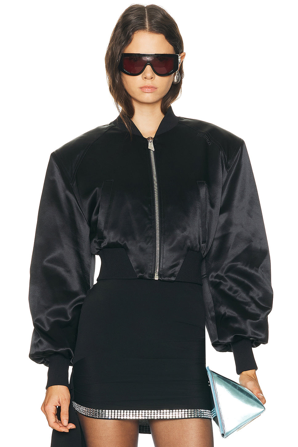 Cropped Bomber Jacket